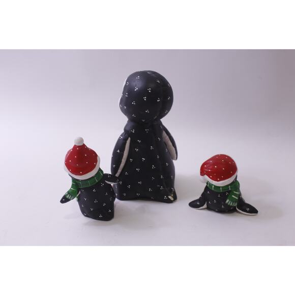 1980s, Kimple, Penguin, Christmas, Figurine, Lot, Ceramic, FLAW ~ 250929-WH 763 - Picture 2 of 4